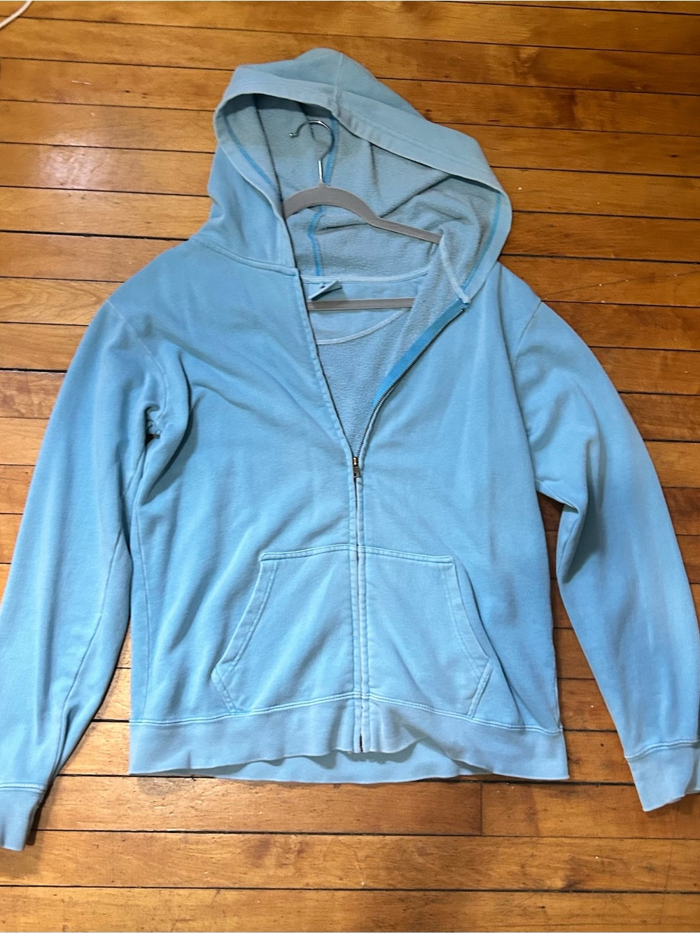 Ocean Drive Light Blue Kids Zip Hoodie Jacket